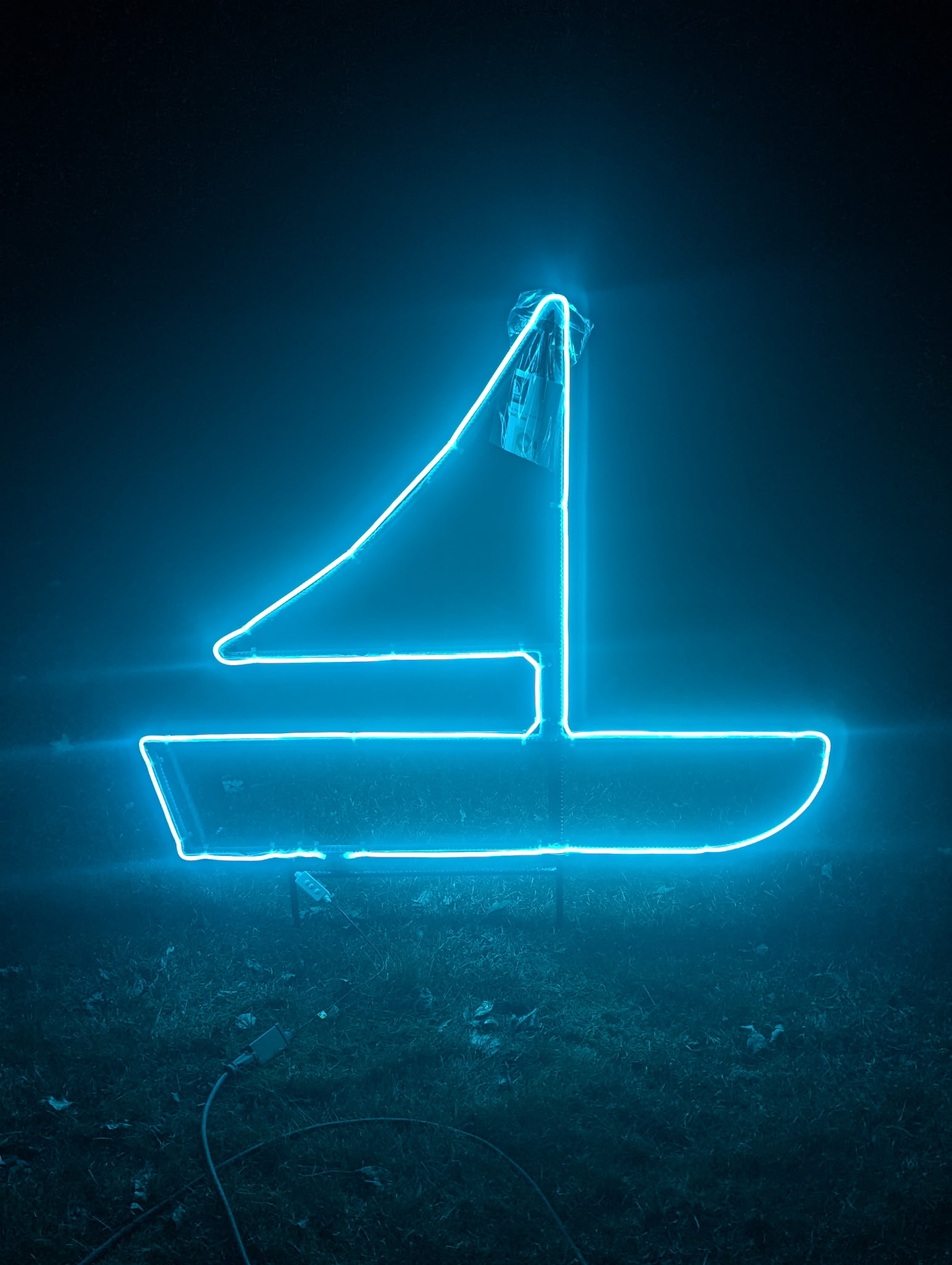 Sailboat Illuminated